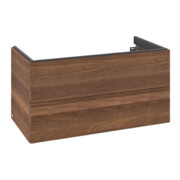 V&B Meuble sous lavabo Antao 98,8x50,4x49,6cm, avec façade, noyer chaud
