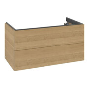 V&B Meuble sous lavabo Antao 98,8x50,4x49,6cm, sans façade, chêne miel-3