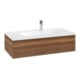 V&B Meuble sous-lavabo Antao avec éclairage tiroir 98,8x25,6x49,3cm, sans façade, noyer chaud-4