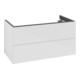 V&B Meuble sous-lavabo Antao avec éclairage tiroir 98,8x50,4x49,6cm, sans façade, blanc brillant lacqué-1