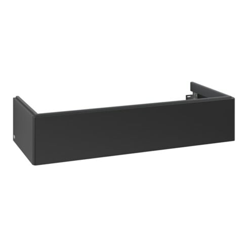 V&B Meuble sous-lavabo Antao éclairage tiroir 118,8x25,6x49,3cm, sans façade, bleu mat Lac