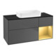 V&B Meuble sous-lavabo avec éclairage mural Finion 120x60 cm, anthracite mat-1