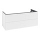 V&B Meuble sous lavabo avec éclairage tiroir Antao 118,8x50,4x49,3cm, face, blanc, laqué-4