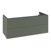 V&B Meuble sous-lavabo avec éclairage tiroir Antao 118,8x50,4x49,3cm, gris feuille, avec miroir-3