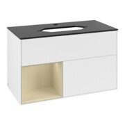 V&B Meuble sous lavabo avec plan de toilette bleu m Finion 100x60,3cm, Rg g si Gr m Lac, bl. m Lac-3
