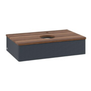 V&B Meuble sous lavabo avec structure avant Antao 80x19x50cm, HL, WBP w. wal, md bl. m Lac-3