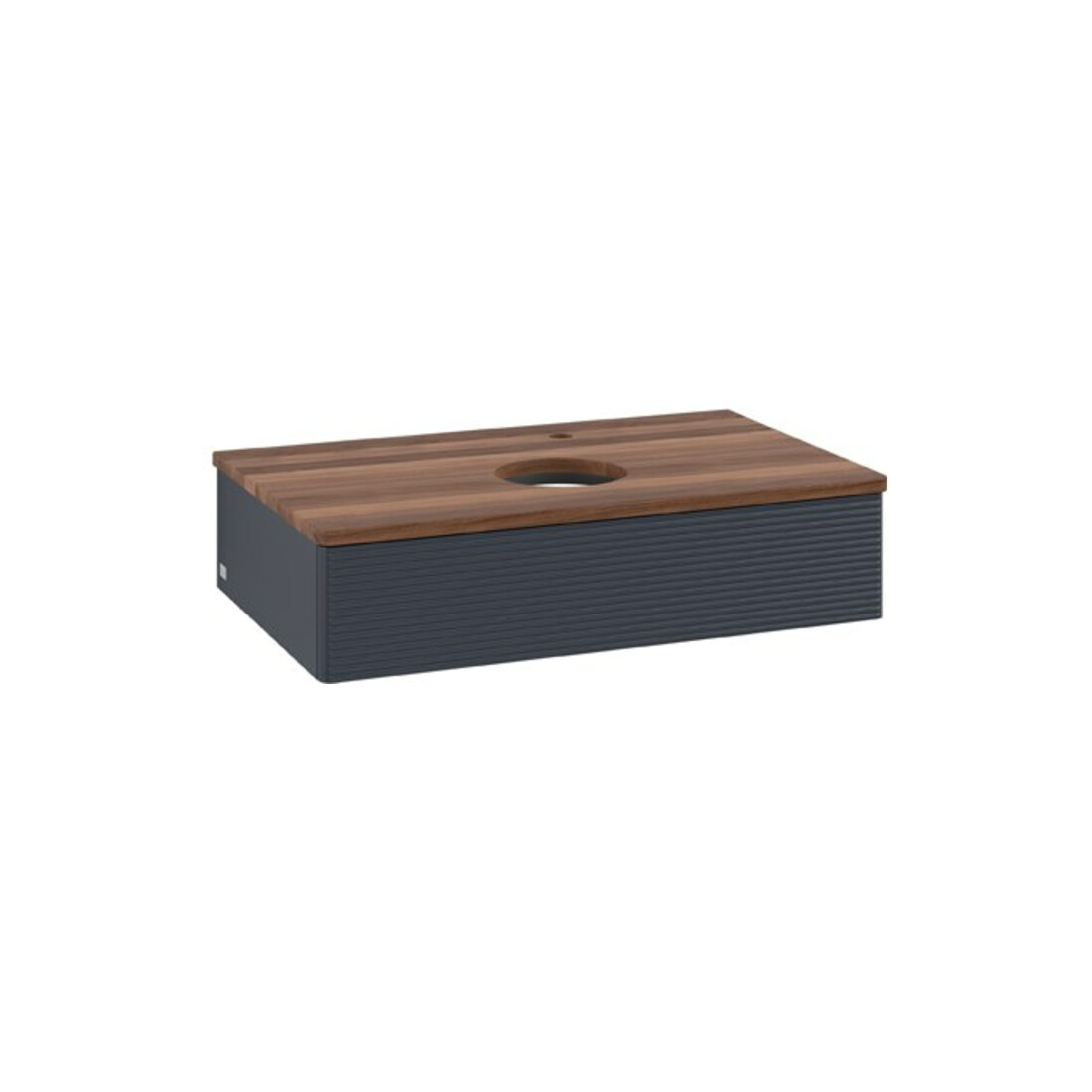 V&B Meuble sous lavabo avec structure avant Antao 80x19x50cm, HL, WBP w. wal, md bl. m Lac