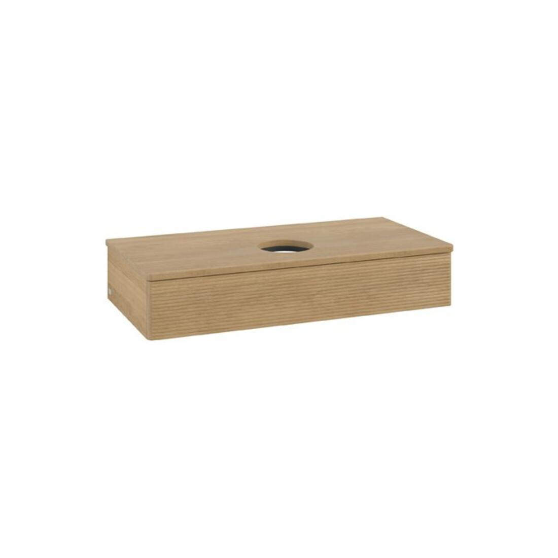 V&B Meuble sous-lavabo avec structure de façade Antao 100x19x50cm, couleur WBP chêne hon. Oa, chêne hon.