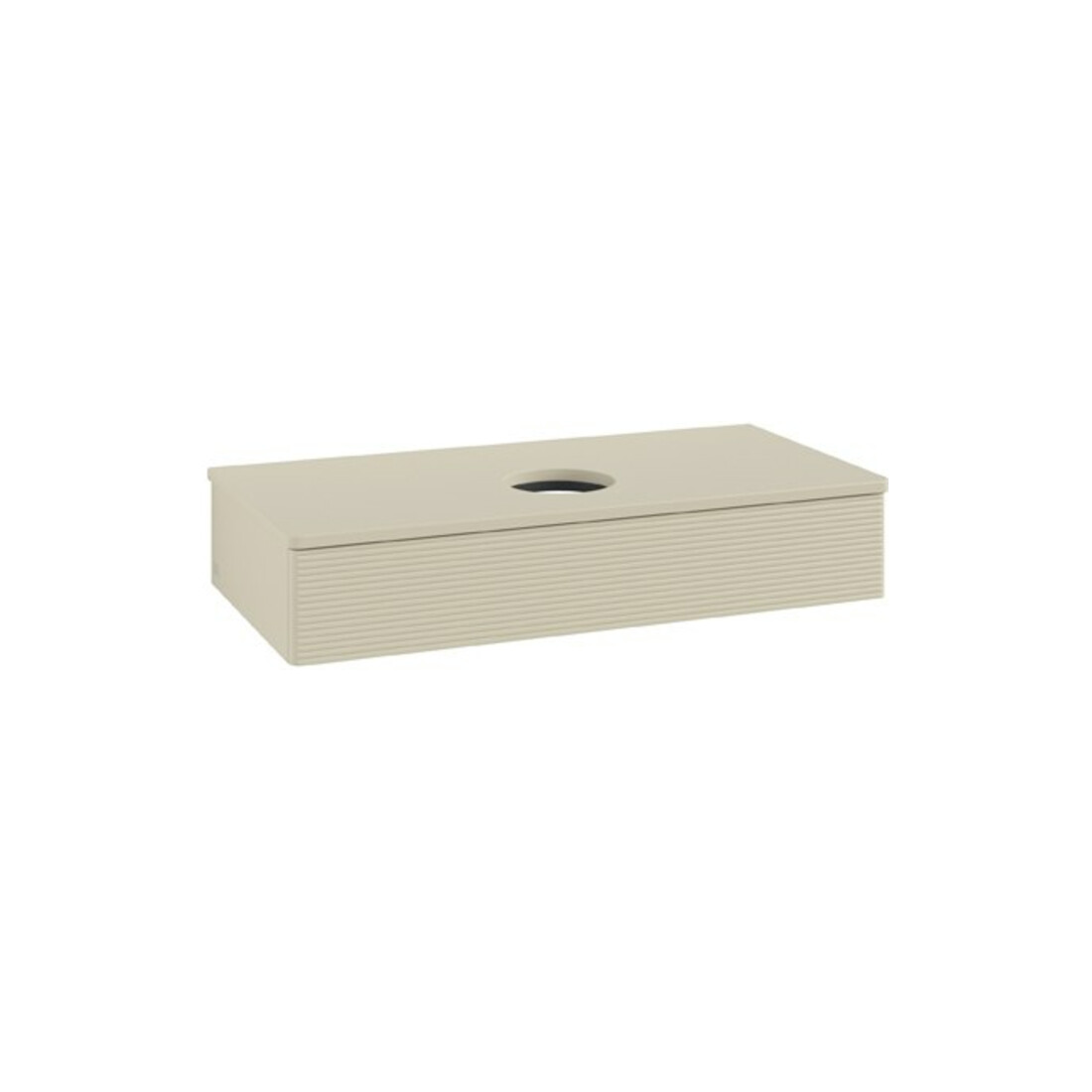 V&B Meuble sous-lavabo avec structure de façade Antao 100x19x50cm, couleur WBP Lac, si Gr m Lac
