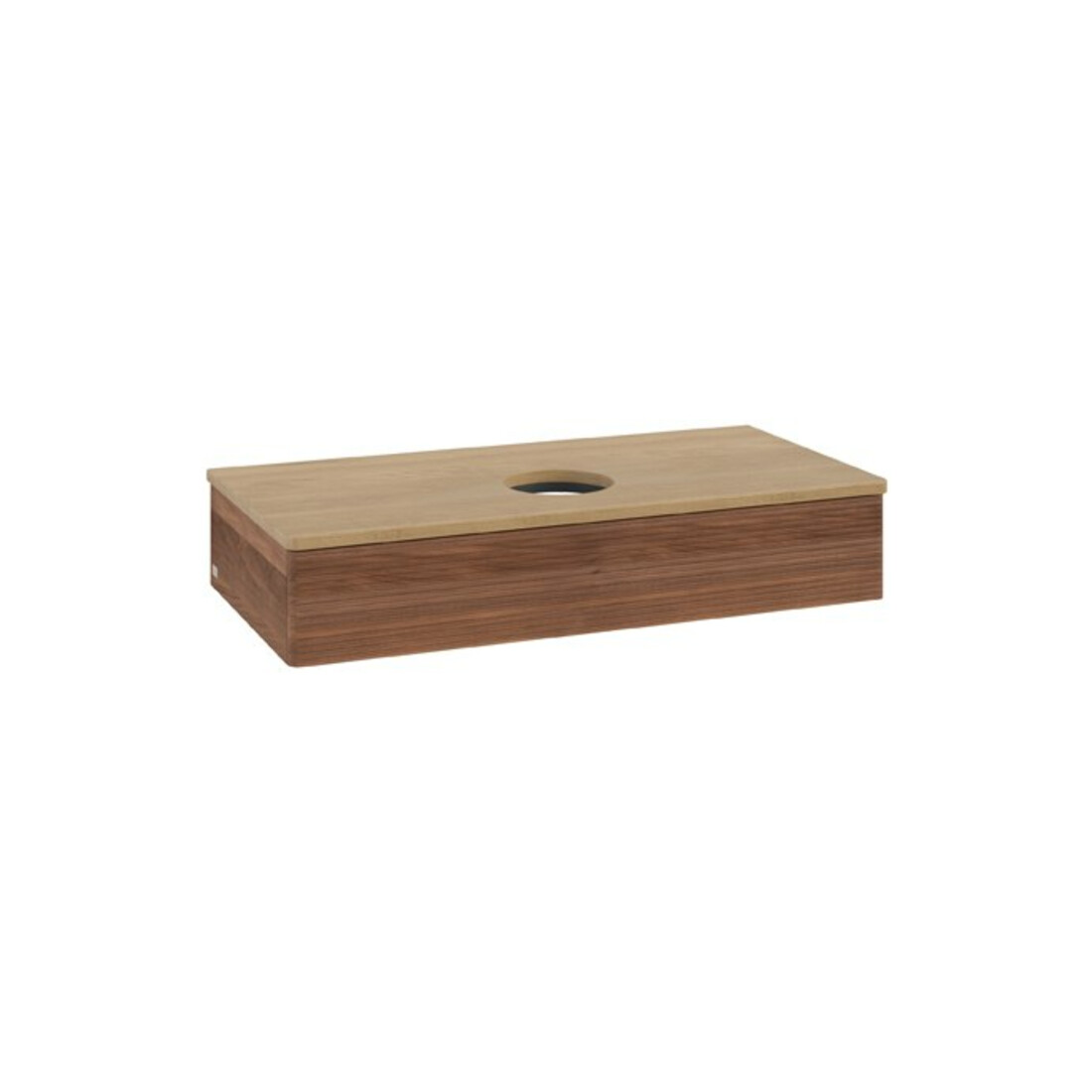 V&B Meuble sous lavabo avec structure de façade Antao 100x19x50cm, couleur WBP miel Oa, w. wal