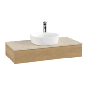 V&B Meuble sous lavabo avec structure de façade Antao 100x19x50cm, HL, WBP botti., hon. Oa
