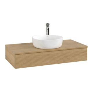 V&B Meuble sous lavabo avec structure de façade Antao 100x19x50cm, HL, WBP hon. Oa, hon. Oa