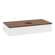 V&B Meuble sous lavabo avec structure de façade Antao 100x19x50cm, HL, WBP w. wal, blanc m Lac