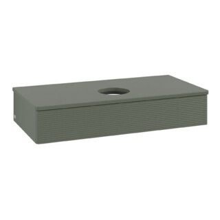 V&B Meuble sous-lavabo avec structure de façade Antao 100x19x50cm, WBP Lac, lea gre. m Lac