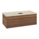 V&B Meuble sous-lavabo avec structure de façade Antao 100x36x50cm, couleur WBP botti., noyer w.-4