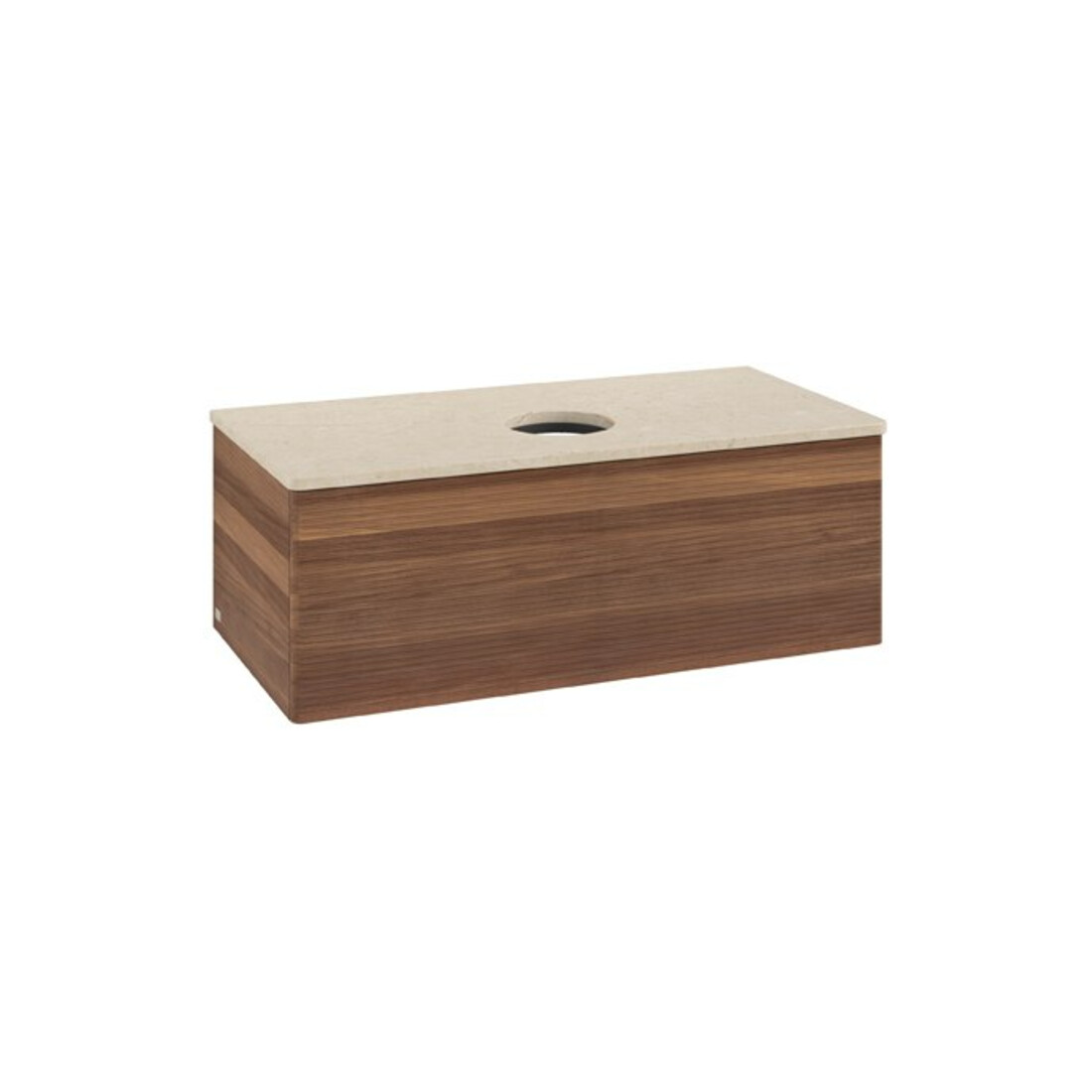 V&B Meuble sous-lavabo avec structure de façade Antao 100x36x50cm, couleur WBP botti., noyer w.