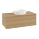 V&B Meuble sous-lavabo avec structure de façade Antao 100x36x50cm, couleur WBP chêne hon. Oa, chêne hon.-1