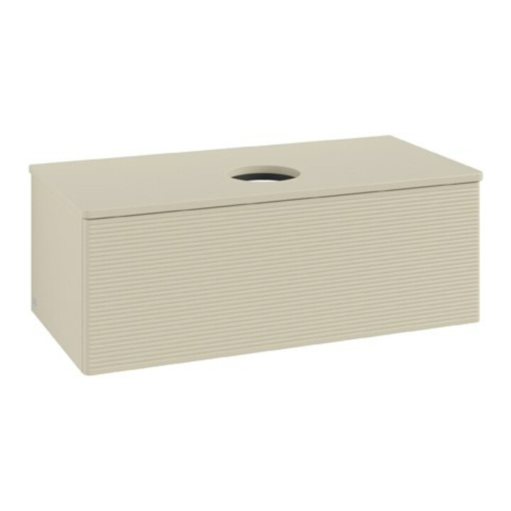 V&B Meuble sous-lavabo avec structure de façade Antao 100x36x50cm, couleur WBP Lac, si Gr m Lac