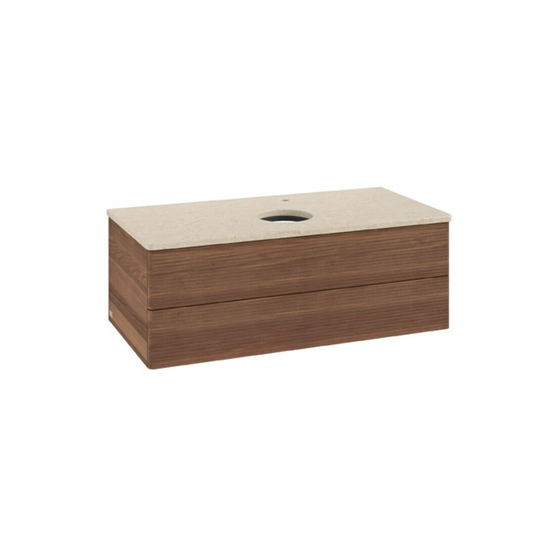V&B Meuble sous lavabo avec structure de façade Antao 100x36x50cm, HL, WBP botti., blanc wal
