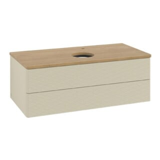 V&B Meuble sous-lavabo avec structure de façade Antao 100x36x50cm, HL, WBP hon. Oa, si G m Lac
