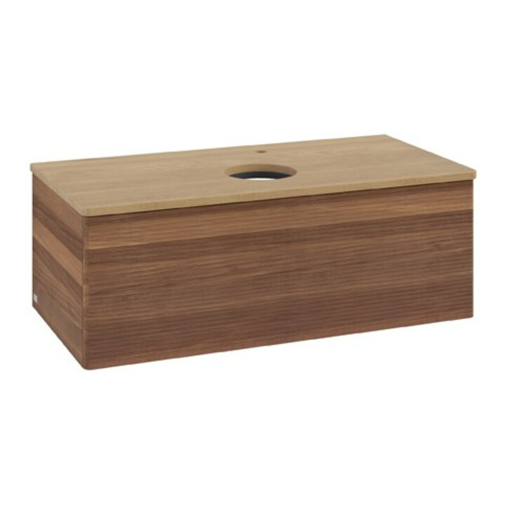 V&B Meuble sous lavabo avec structure de façade Antao 100x36x50cm, HL, WBP hon. Oa, w. wal