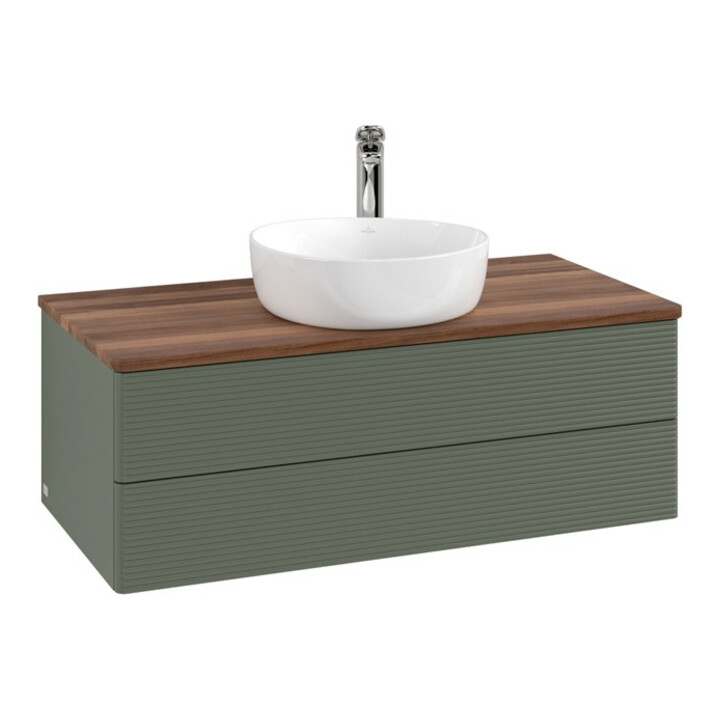 V&B Meuble sous lavabo avec structure de façade Antao 100x36x50cm, HL, WBP w wa, le gre. m Lac
