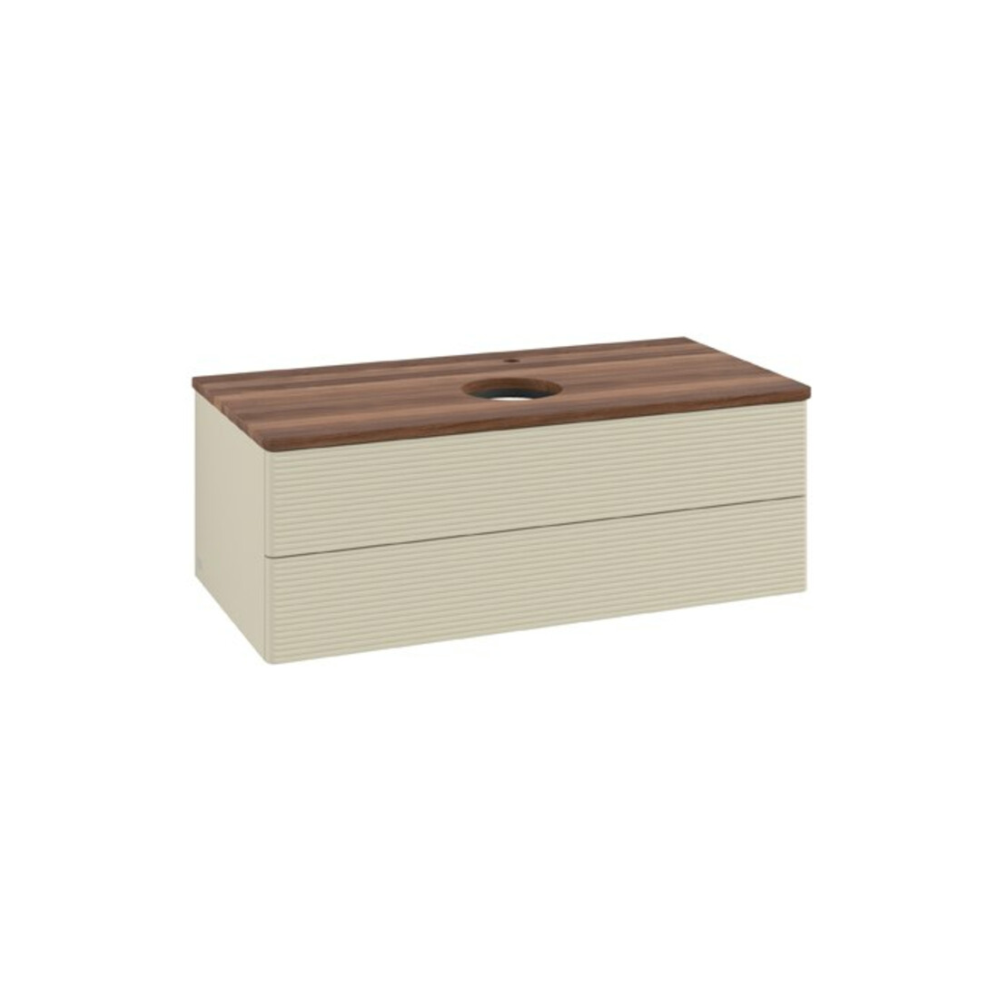 V&B Meuble sous-lavabo avec structure de façade Antao 100x36x50cm, HL, WBP w. wal, si Gr m Lac