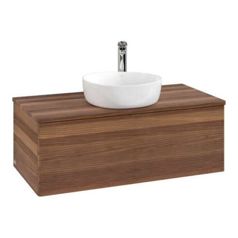 V&B Meuble sous lavabo avec structure de façade Antao 100x36x50cm, HL, WBP w. wal, w. wal