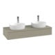 V&B Meuble sous-lavabo avec structure de façade Antao 120x19x50 cm, HL, WBP Lac, blanc avec Lac-1