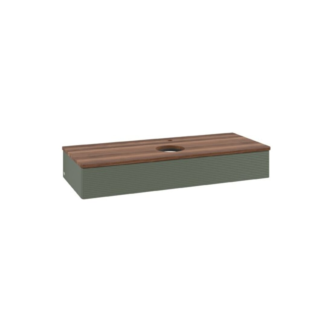 V&B Meuble sous-lavabo avec structure de façade Antao 120x19x50 cm, HL, WBP w wa, le gre. m Lac