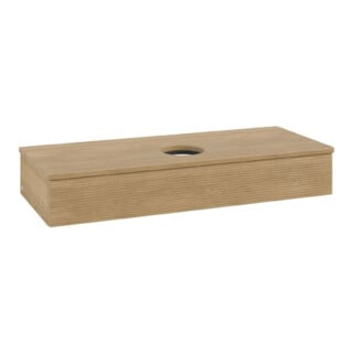 V&B Meuble sous lavabo avec structure de façade Antao 120x19x50cm, couleur WBP chêne hon. Oa, chêne hon.