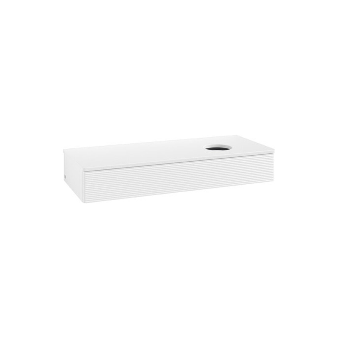 V&B Meuble sous lavabo avec structure de façade Antao 120x19x50cm, couleur WBP Lac, blanc avec Lac