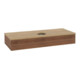 V&B Meuble sous lavabo avec structure de façade Antao 120x19x50cm, couleur WBP miel Oa, blanc wal