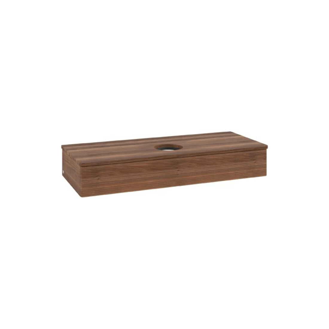 V&B Meuble sous lavabo avec structure de façade Antao 120x19x50cm, couleur WBP w. noyer