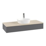 V&B Meuble sous lavabo avec structure de façade Antao 120x19x50cm, HL, WBP botti., A m Lac-3