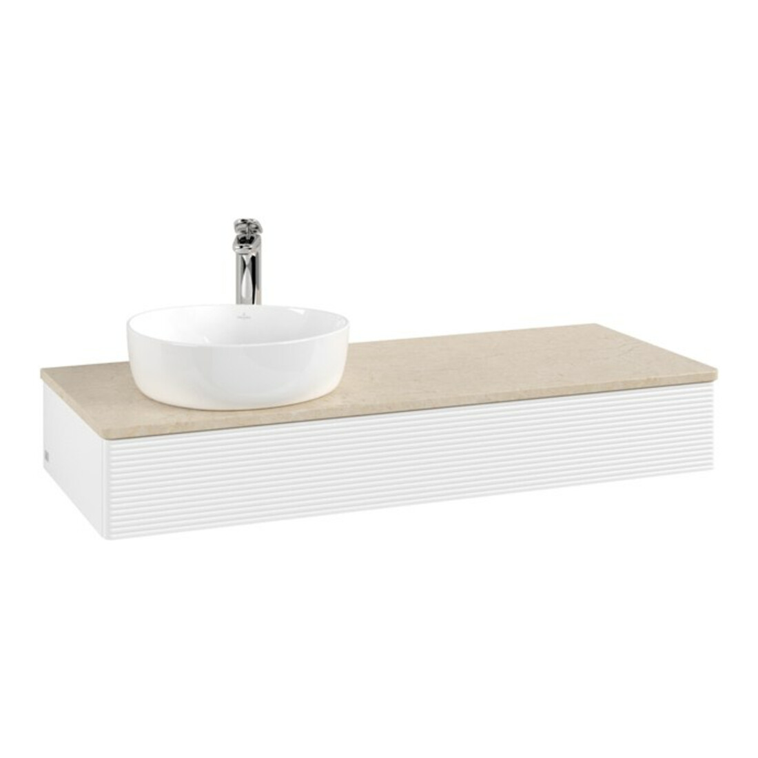 V&B Meuble sous lavabo avec structure de façade Antao 120x19x50cm, HL, WBP botti., bl. m Lac