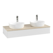 V&B Meuble sous lavabo avec structure de façade Antao 120x19x50cm, HL, WBP botti., blanc brillant Lac-3