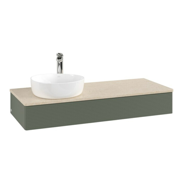 V&B Meuble sous lavabo avec structure de façade Antao 120x19x50cm, HL, WBP botti., le g. m Lac