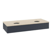 V&B Meuble sous lavabo avec structure de façade Antao 120x19x50cm, HL, WBP botti., md b m Lac-3