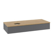 V&B Meuble sous lavabo avec structure de façade Antao 120x19x50cm, HL, WBP hon. Oa, A m Lac-3