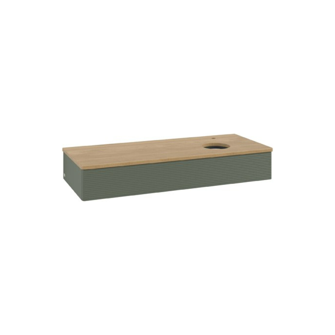 V&B Meuble sous-lavabo avec structure de façade Antao 120x19x50cm, HL, WBP hon. Oa, le g. m La