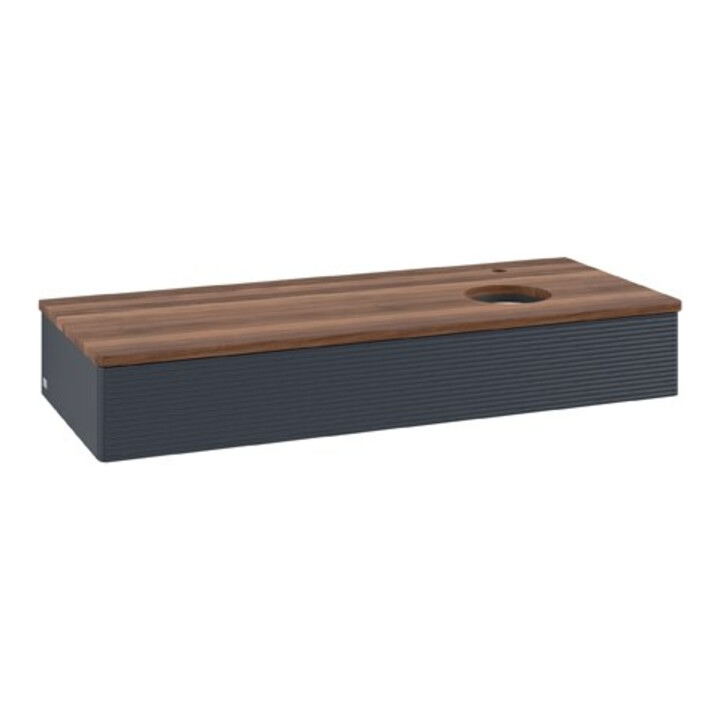 V&B Meuble sous lavabo avec structure de façade Antao 120x19x50cm, HL, WBP w wal, md bl. m Lac