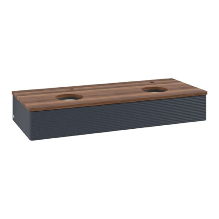 V&B Meuble sous lavabo avec structure de façade Antao 120x19x50cm, HL, WBP w wal, md bl. m Lac