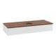 V&B Meuble sous lavabo avec structure de façade Antao 120x19x50cm, WBP blanc brillant Lac-1