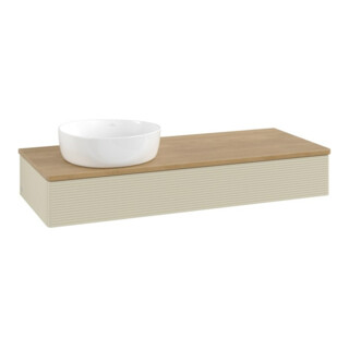 V&B Meuble sous lavabo avec structure de façade Antao 120x19x50cm, WBP hon. Oa, si Gr m Lac