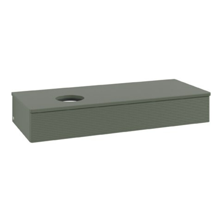 V&B Meuble sous-lavabo avec structure de façade Antao 120x19x50cm, WBP Lac, lea gre. m Lac