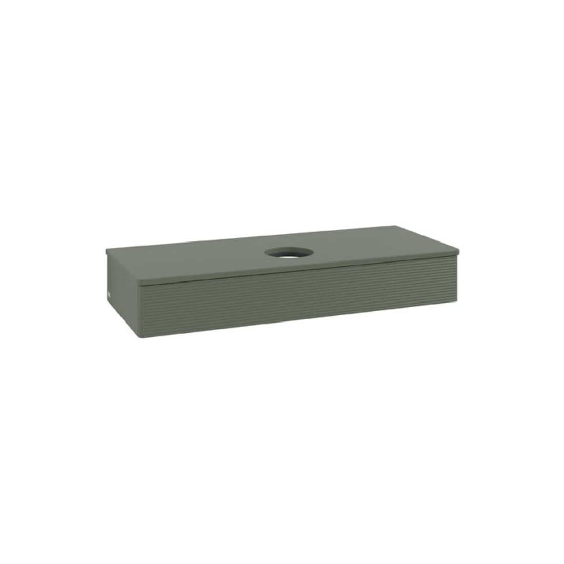 V&B Meuble sous lavabo avec structure de façade Antao 120x19x50cm, WBP Lac, lea gre. m Lac