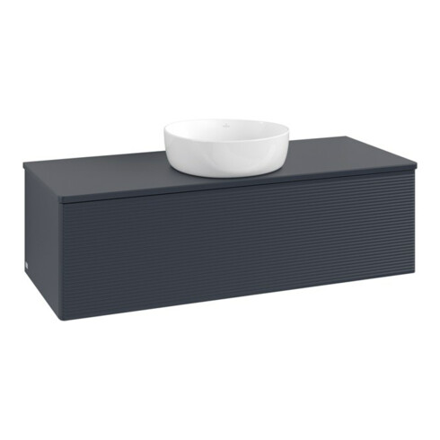 V&B Meuble sous-lavabo avec structure de façade Antao 120x36x50 cm, couleur WBP Lac, md bl. m Lac