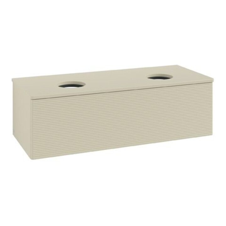 V&B Meuble sous lavabo avec structure de façade Antao 120x36x50 cm, couleur WBP Lac, si Gr m Lac