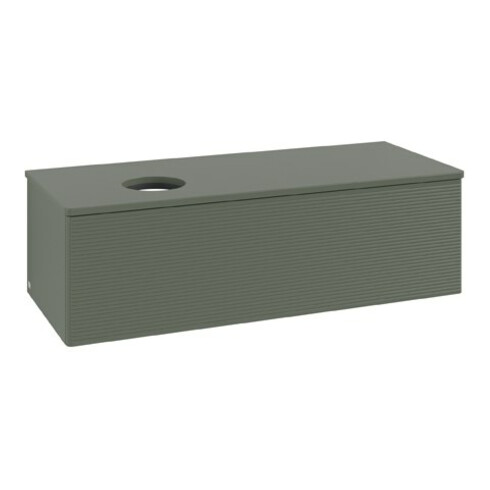 V&B Meuble sous-lavabo avec structure de façade Antao 120x36x50 cm, WBP Lac, lea gre. m Lac